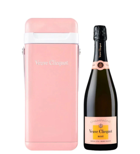 VEUVE  CLICQUOT ROSE ESTUCHE COOLER