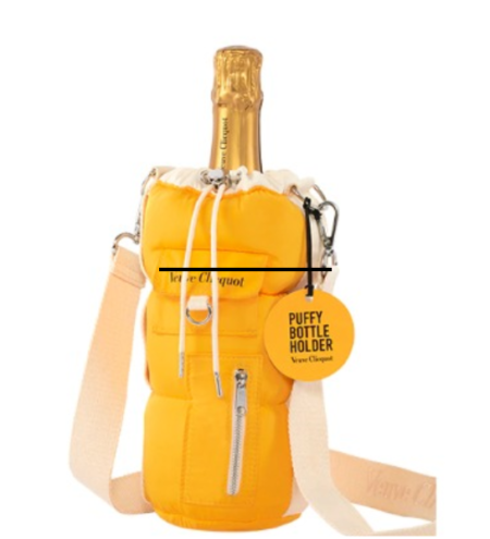 Champagne veuve clicquot puffy bottle holder 750ml