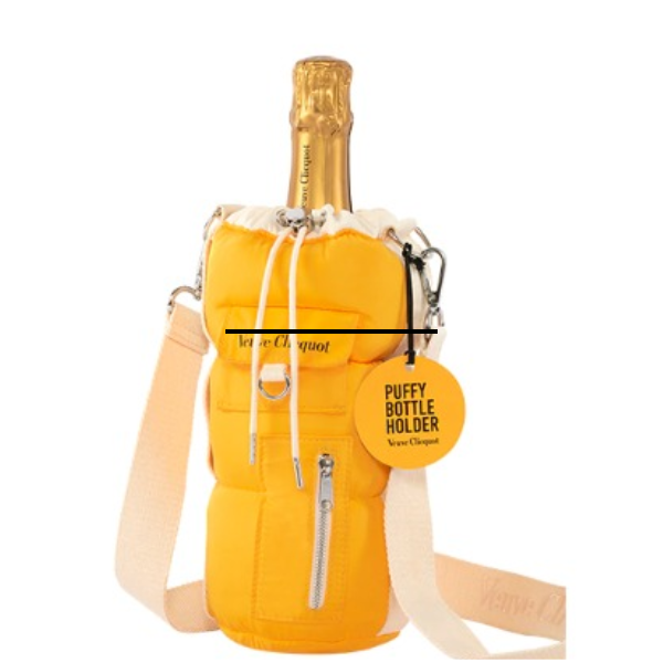 Champagne veuve clicquot puffy bottle holder 750ml
